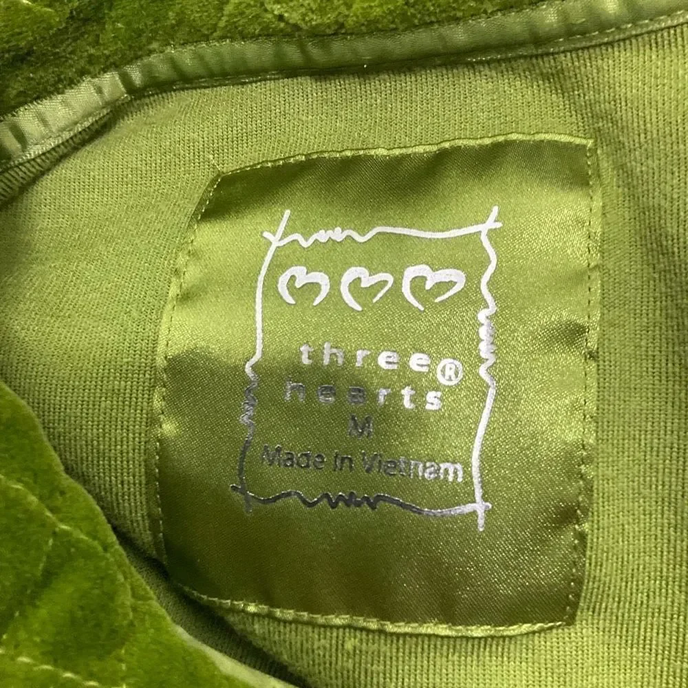 THREE HEARTS Velour Jacket